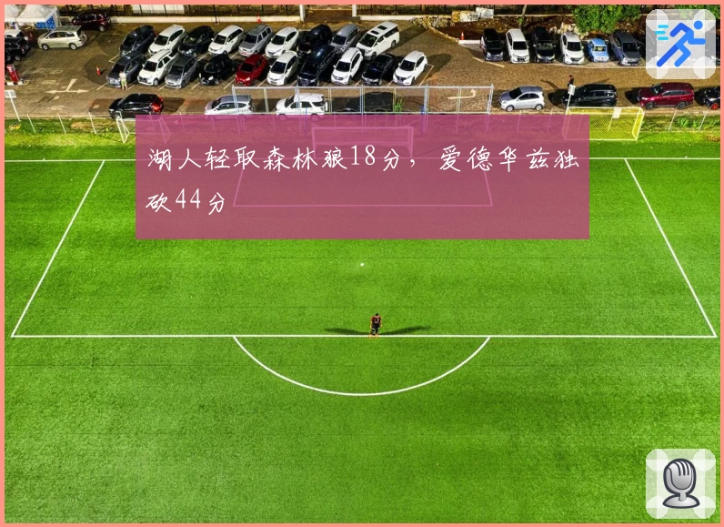 湖人轻取森林狼18分，爱德华兹独砍44分